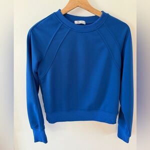Cobalt blue girls new  Crewneck Sweatshirt Sz 12Y
